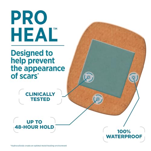 Extra Large Adhesive Bandages with Hydrocolloid Gel Pads - 5 Count
