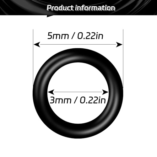 200pcs Dart Rubber O-Ring for 2BA Aluminum Shafts - Plastics