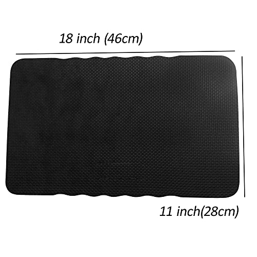 AebDerp EVA-Soft 2pcs Premium Thick Kneeling Pad 18x11in Garden Knee Pads Black