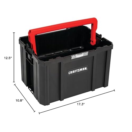 CRAFTSMAN VERSASTACK Tool Storage, Open Tote Case Crate Tool Box (CMST17809)