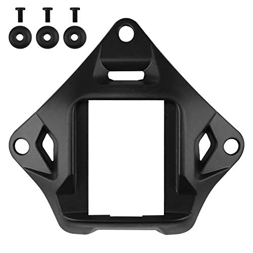 Tactical Helmet NVG Mount Shroud - Black Steel Camera Bracket