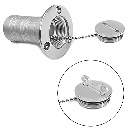316 Stainless Steel Boat Gas Cap Key - 2 Pack Heavy Duty Deck Fill Plate Tool