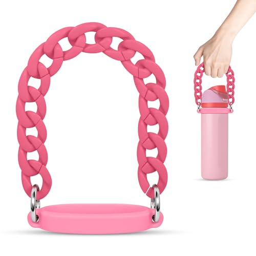 Adjustable Water Bottle Strap Carrier for 24oz-40oz Bottles - Rose