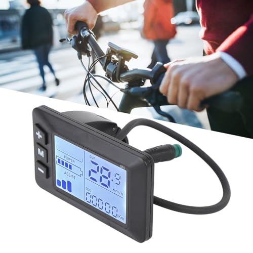Electric Bicycle LCD Display Control Panel - Wireless Speedometer & Odometer