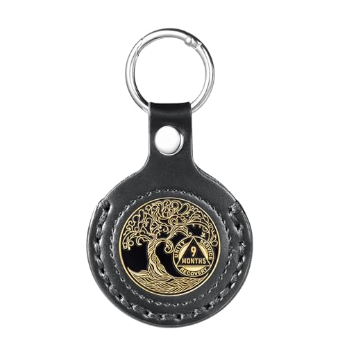 AA Coin Holder Keychain - Sobriety Coin Holder 34MM
