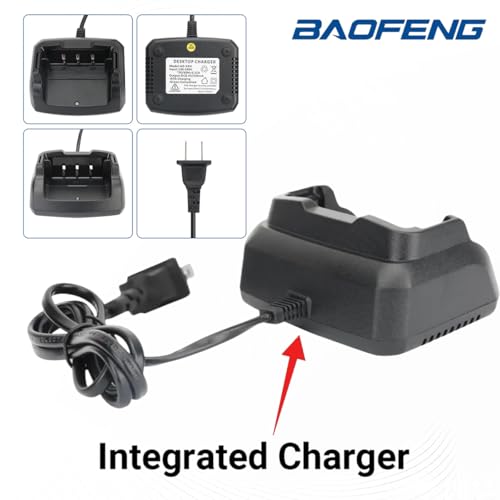Desktop Charger Base for BAOFENG 5RM, AR-5RM, UV-5G Plus