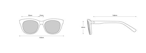 Spy Optic Boundless, Round Cat-Eye Sunglasses, Color and Contrast Enhancing Lenses, Black - Gray Lenses
