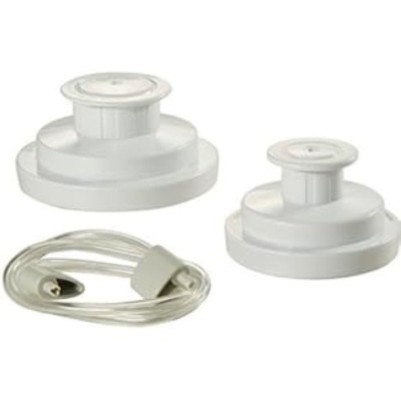 FoodSaver Plastic Jar Sealer for Vacuum Sealer Food Storage with Accessory Hose for Regular and Wide Mouth Mason Jars