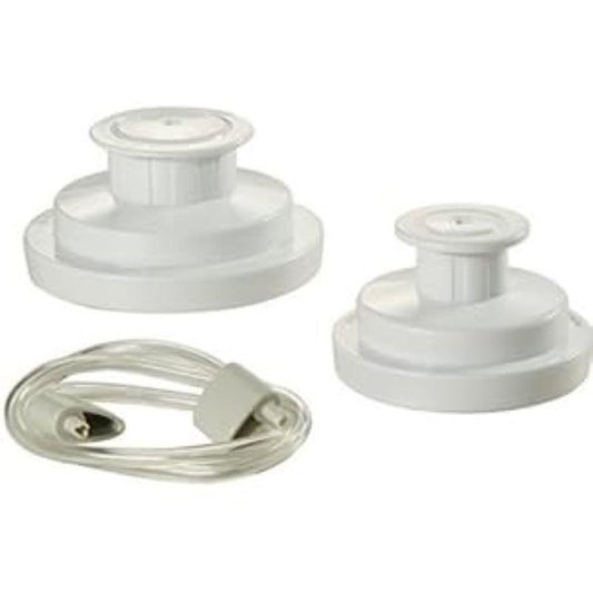 FoodSaver Plastic Jar Sealer for Vacuum Sealer Food Storage with Accessory Hose for Regular and Wide Mouth Mason Jars