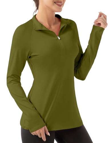 Women's Long Sleeve Polo Shirt - UPF 50+ Sun Protection - Mustard Yellow XS