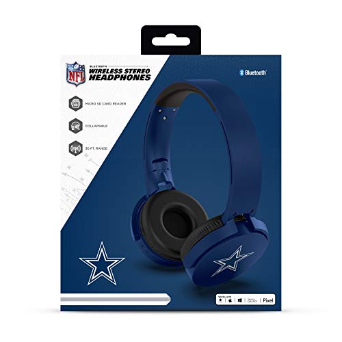 Dallas Cowboys Wireless Bluetooth Headphones with Microphone