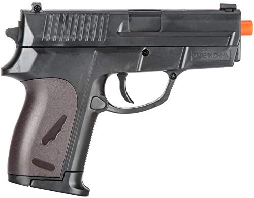 Skiennix P618 Spring-Loaded Airsoft Pistol - Sleek Black Design for Enhanced Performance