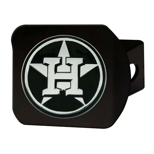 MLB Hitch Cover - Houston Astros - 3.4"x4" - Black