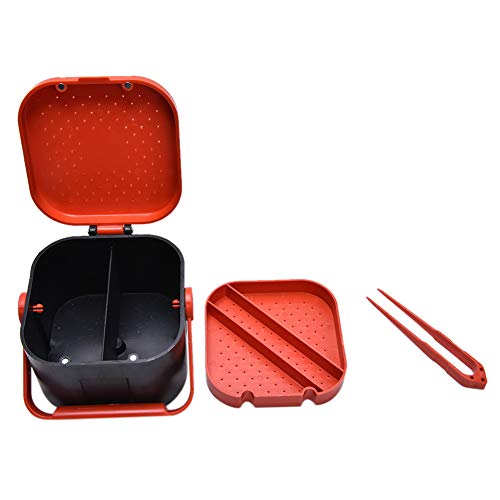 Worm Bait Storage Box - 2PCS Fishing Accessory Containers
