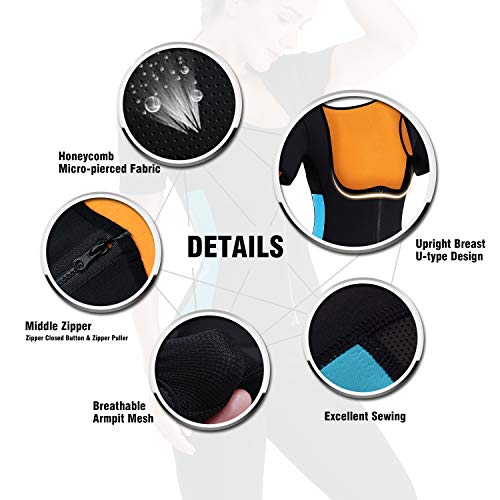 Sauna Body Shaper Sweat Suit - Neoprene Vest - Black XX-Large