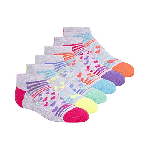 PUMA Boys' 6 Pack Low Cut Socks - Multi Size 5-11, Comfortable Athletic Socks