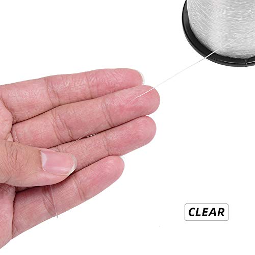 30LB Monofilament Fishing Line - Clear 440 Yds Nylon Leader