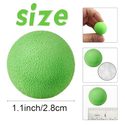 Foam Ball Refills - 24 Pieces, 1.1 Inch, Green