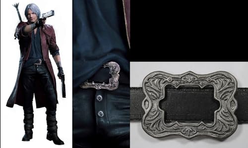 Dante Belt Buckle - Devil M Cry Replica for Cosplay - Grey