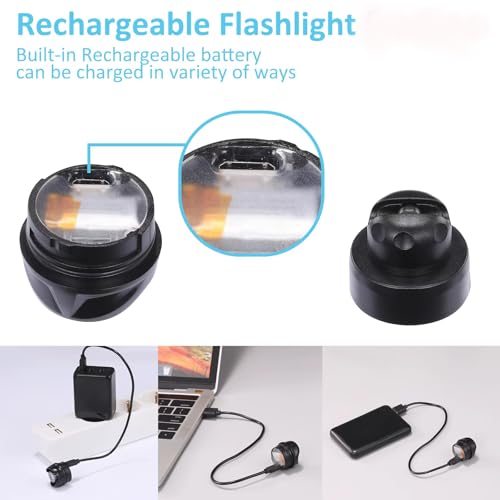 Rechargeable Shoe Lights - Waterproof Flashlight with 3 Modes