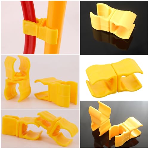 Agility Pole Clip Buckle Set - 6 Pack Rotatable Connectors