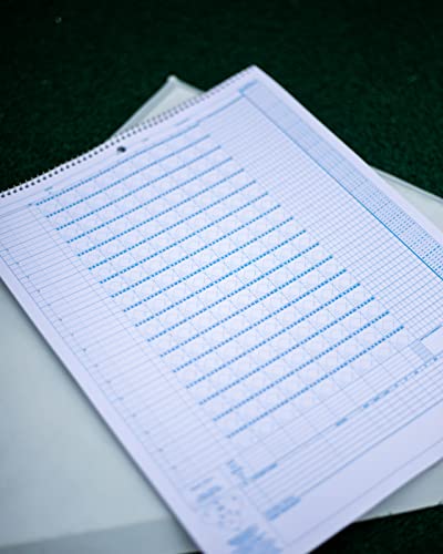 Deluxe System Baseball/Softball Scorebook - Extra-Large 11"x14"