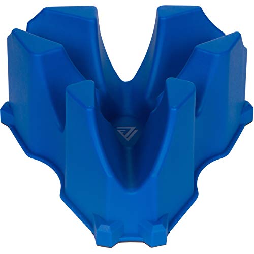 Indoor Cycling Trainer Front Wheel Riser Block - 3 Heights, Blue