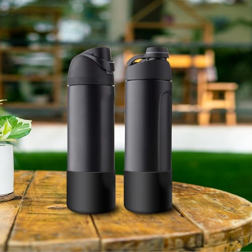 2PCS Silicone Water Bottle Boot for Owala 24oz 32oz 40oz, Anti-Slip