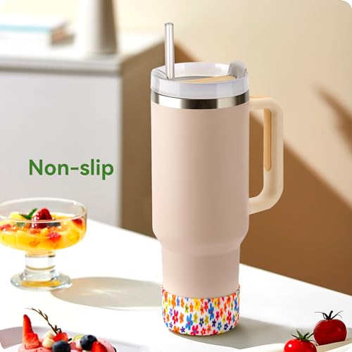 Silicone Boot Sleeve for Stanley Tumblers - Pink Leopard