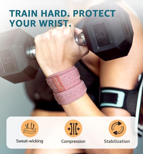Adjustable Wrist Brace for TFCC Tears - Pink, 1 Pack