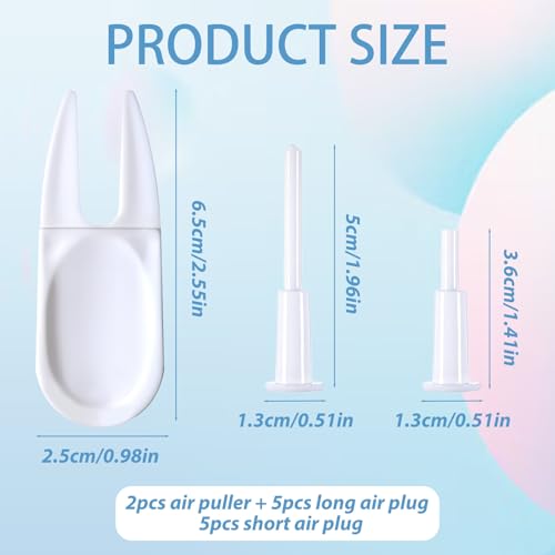 12-Piece Exercise Ball Plug Replacement Kit with Remover Tool