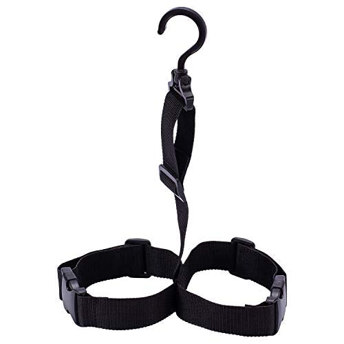 Fishing Wader Boot Hanger with Adjustable Strap for Drying