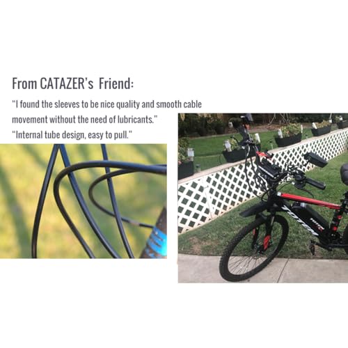 4mm Shift Cable Housing Kit - 10ft Black for MTB & Road Bike