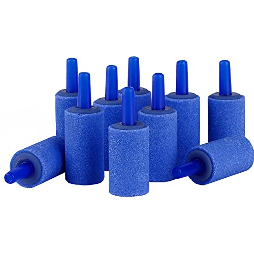1 Inch Aquarium Air Stone - Fish Tank Bubble Diffuser, 12 Pack