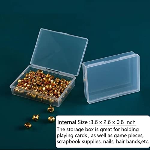 4PCS Clear Plastic Playing Card Holder Organizers - Transparent Case