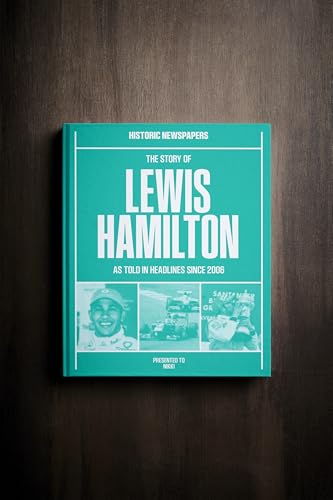 Lewis Hamilton Personalized History Newspaper Book - F1 Fan Gift