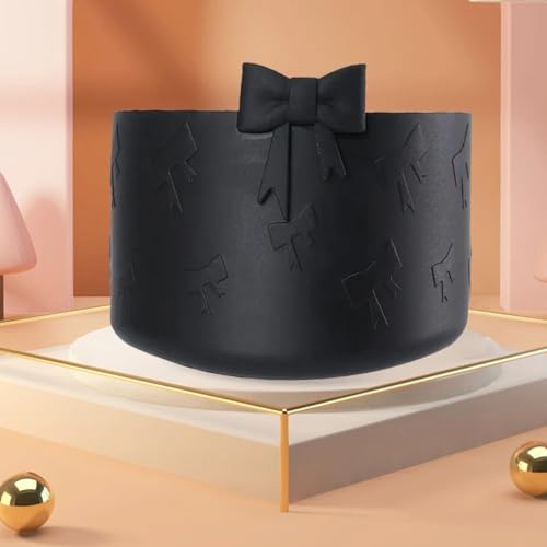 Silicone Protective Cup Boot for 20-40oz Tumblers - Black Bow
