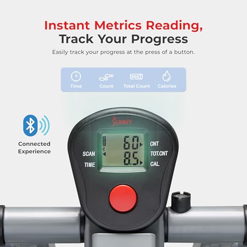 Smart Air Walk Elliptical Glider Trainer - Gray, 30" Stride