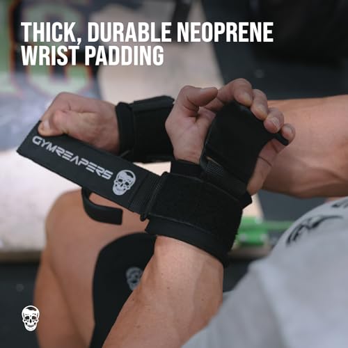 Heavy Duty Weight Lifting Hooks - Power Wrist Straps for Deadlifts & Pull-Ups