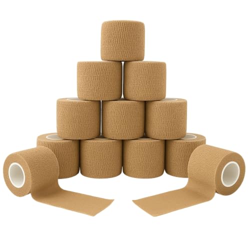 First Aid Training Cohesive Bandage Tape, 12-Pack | MCR Medical