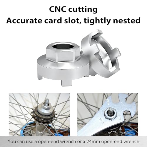 Freewheel Remover Tool BMX 4 Notch, Professional Multi-Function for