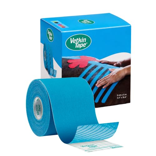 VETKIN Blue Kinesiology Tape for Dogs & Horses Veterinary Support 2.4in