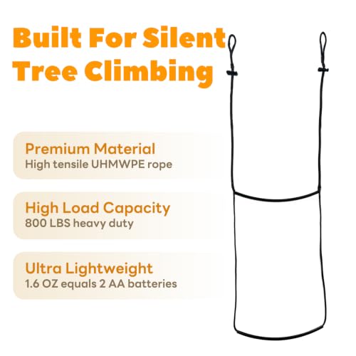 ZIVOXIA Double Step Daisy Chain Climbing Aider for Hunting Tree Stands
