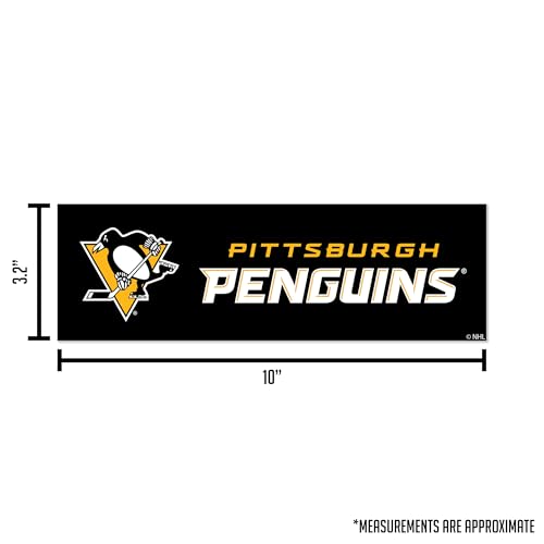 Pittsburgh Penguins NHL Hockey Team Spirit Magnet - 4x10
