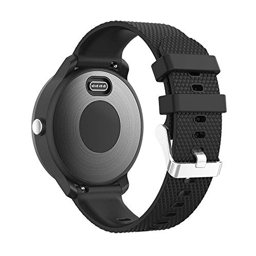 Soft Silicone Replacement Watch Band for Vivoactive 3 - Black