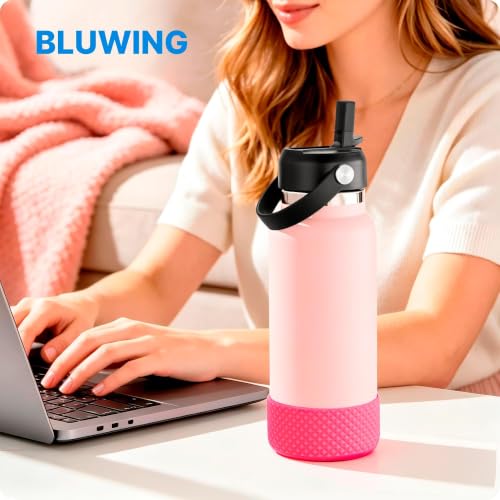 Silicone Protective Boot for 32-40oz Hydro Flask Bottles - Black