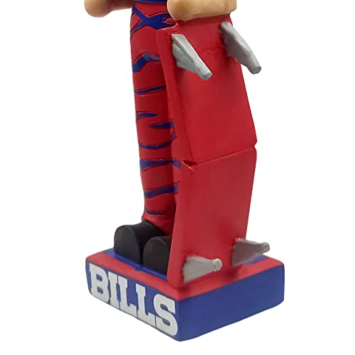 Buffalo Bills Nutcracker Bobblehead - NFL Team Logo Holiday Decor