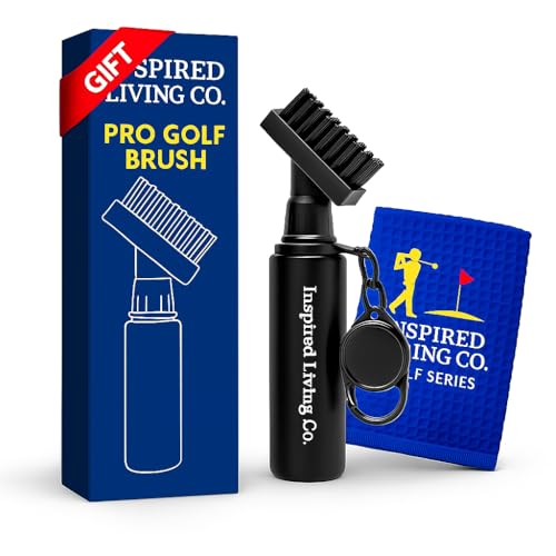 Golf Club Cleaner Kit - Premium Brush with Groove Cleaner & Towel