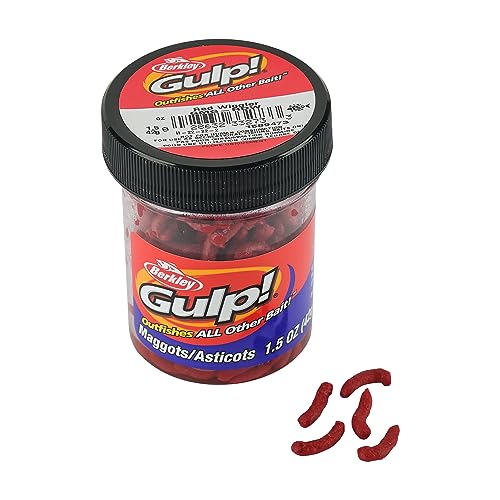 Gulp! Maggot Soft Bait - Red Wiggler 1.5 oz Fishing Lure
