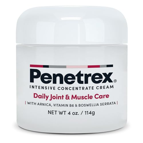 Penetrex Joint & Muscle Care 4oz Cream with Arnica, MSM & B6 – Soothing Non-Greasy Massage Formula